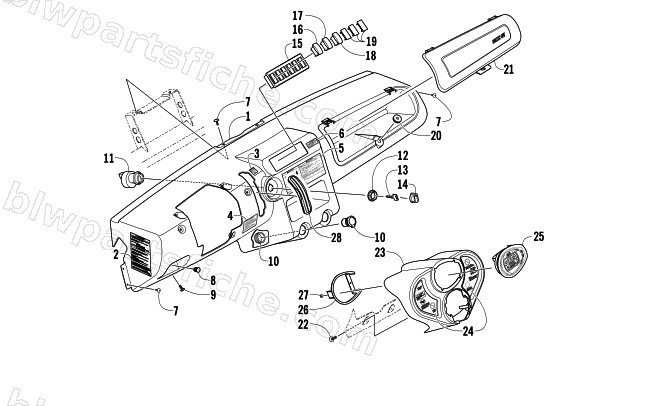 DASH ASSEMBLY diagram