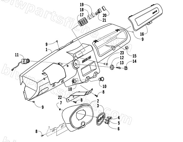 DASH ASSEMBLY diagram