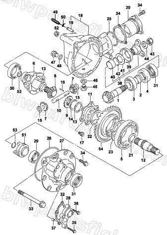 DIFFERENTIAL GEAR ASSEMBLY diagram