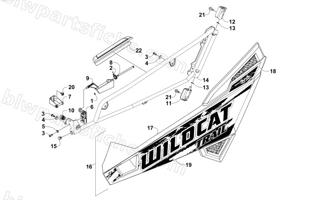 DOOR ASSEMBLY diagram