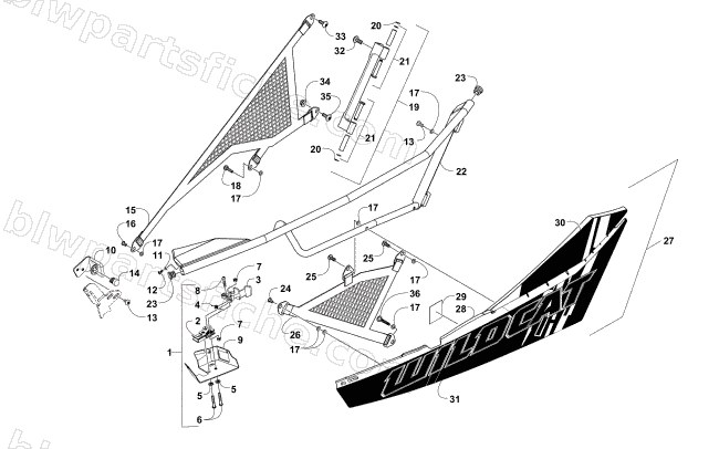 DOOR ASSEMBLY diagram