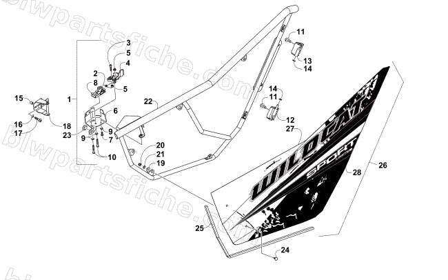 DOOR ASSEMBLY diagram