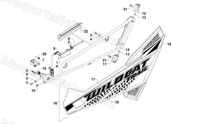 DOOR ASSEMBLY diagram