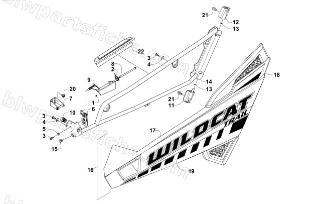 DOOR ASSEMBLY diagram
