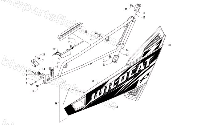 DOOR ASSEMBLY diagram