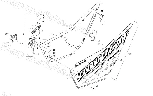 DOOR ASSEMBLY diagram