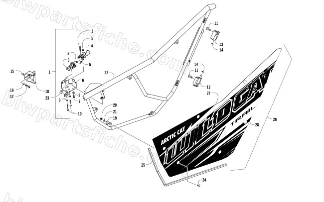 DOOR ASSEMBLY diagram