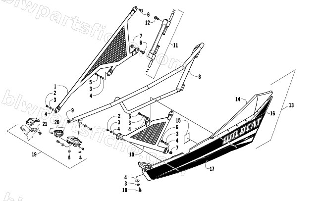 DOOR ASSEMBLY diagram