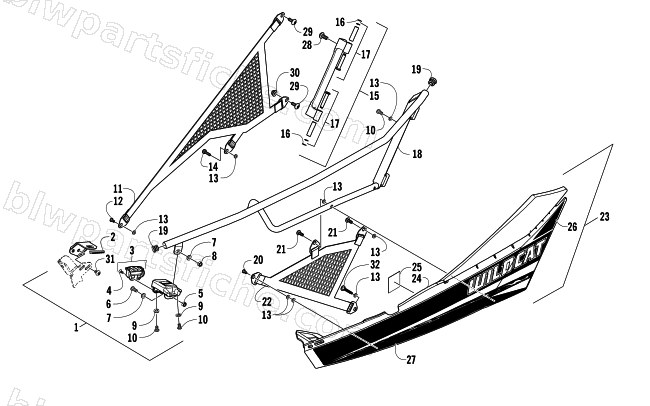DOOR REPLACEMENT ASSEMBLY diagram
