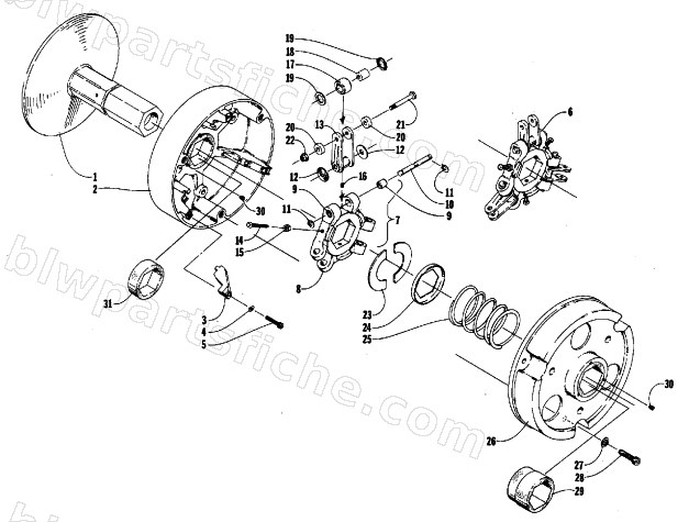 DRIVE CLUTCH diagram