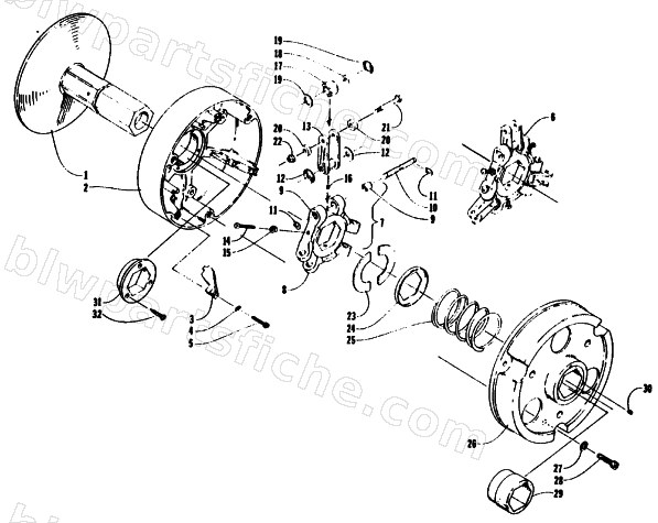 DRIVE CLUTCH diagram