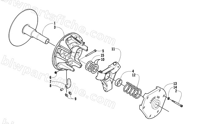 DRIVE CLUTCH diagram
