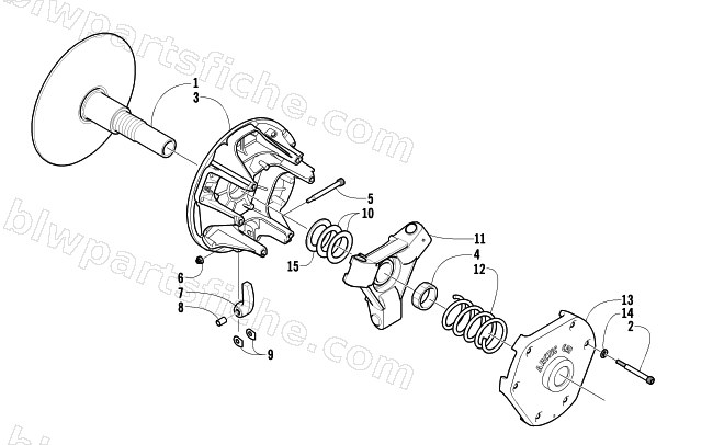 DRIVE CLUTCH diagram