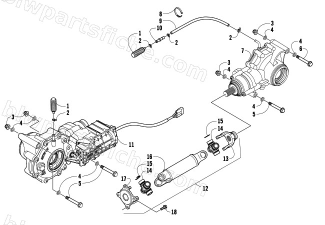 DRIVE TRAIN ASSEMBLY diagram
