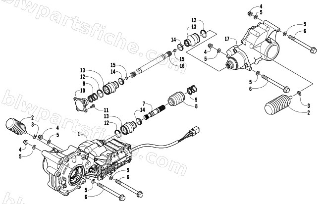 DRIVE TRAIN ASSEMBLY diagram