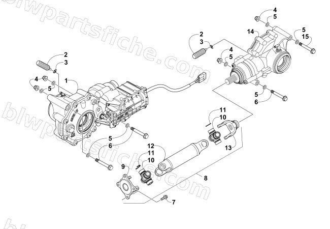 DRIVE TRAIN ASSEMBLY diagram