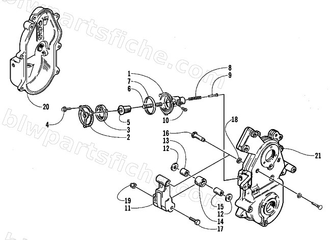 DROPCASE CHAIN TENSION ASSEMBLY diagram
