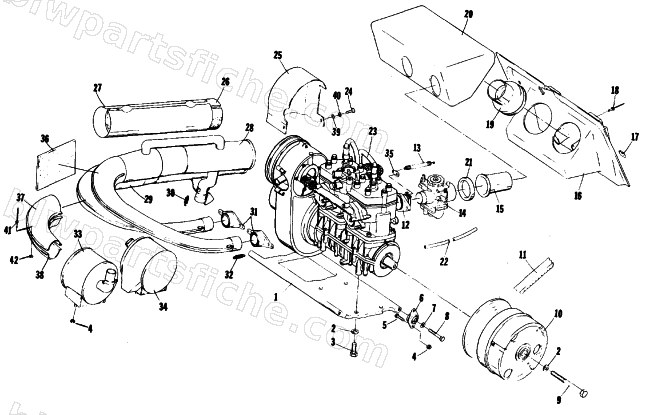 ENGINE AND RELATED PARTS diagram