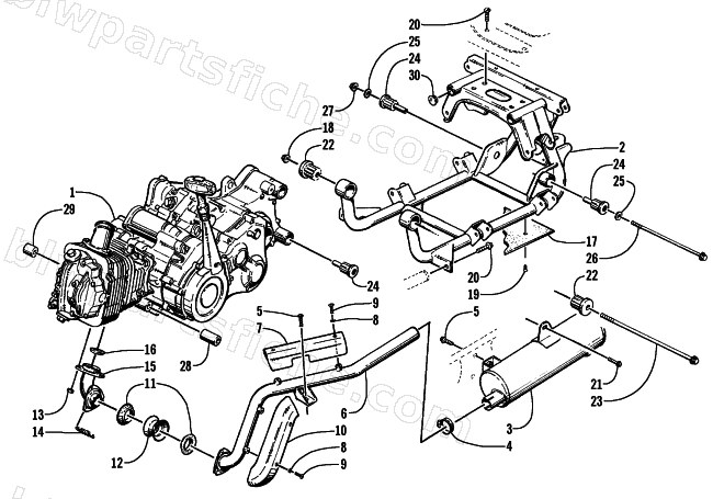 ENGINE AND RELATED PARTS diagram