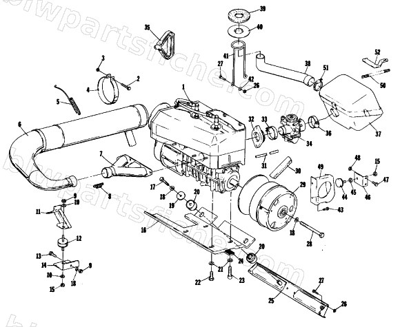 ENGINE AND RELATED PARTS diagram