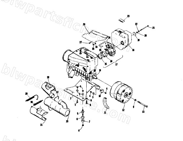 ENGINE AND RELATED PARTS diagram