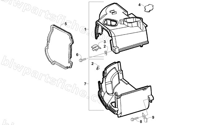 ENGINE SHROUD ASSEMBLY diagram