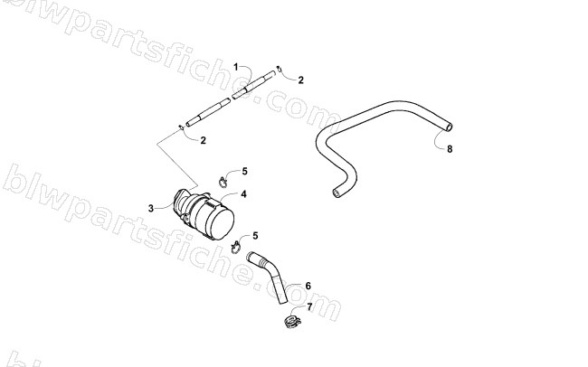EXHAUST AIR INTAKE ASSEMBLY diagram