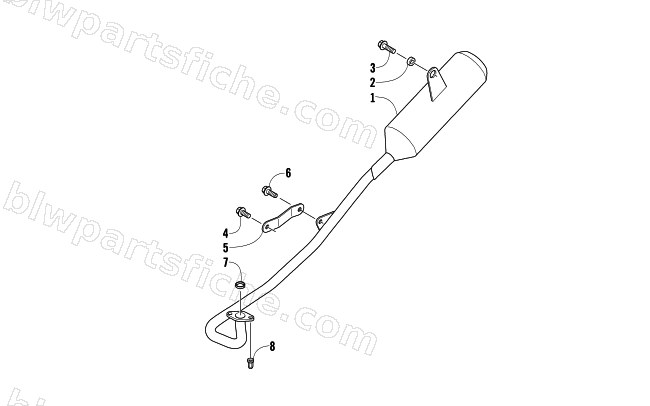 EXHAUST ASSEMBLY diagram