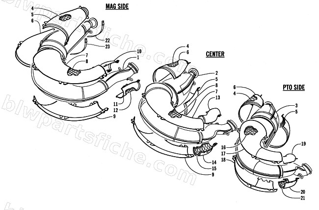 EXPANSION CHAMBER ASSEMBLIES diagram