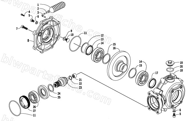 FINAL DRIVE ASSEMBLY diagram