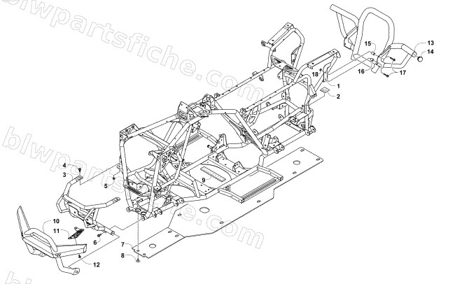 FRAME AND RELATED PARTS diagram