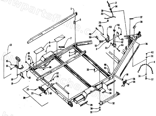FRAME AND RELATED PARTS ASSEMBLIES diagram