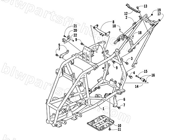 FRAME ASSEMBLY diagram