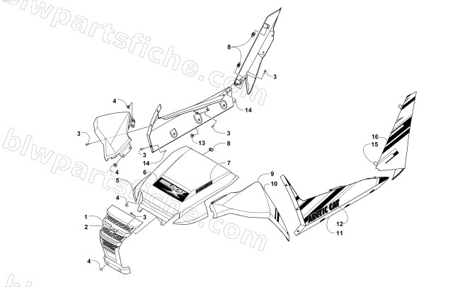 FRONT AND SIDE PANEL ASSEMBLIES (SE) diagram
