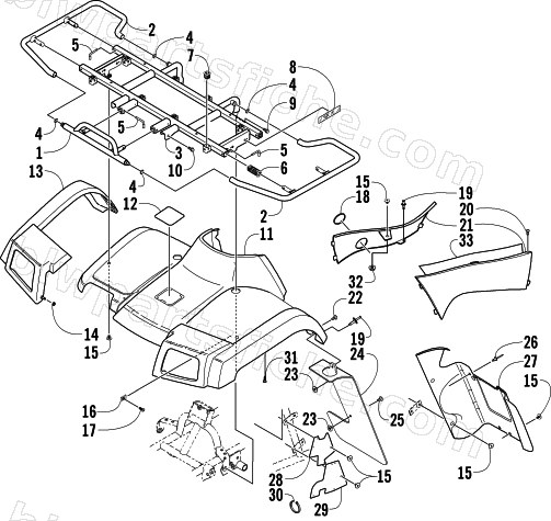 FRONT BODY PANEL ASSEMBLY diagram