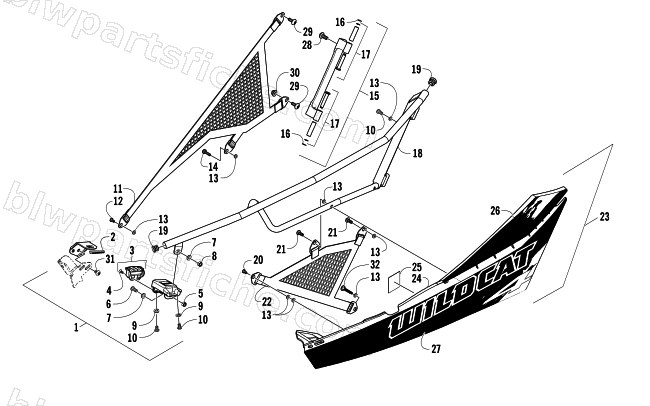 FRONT DOOR ASSEMBLY diagram