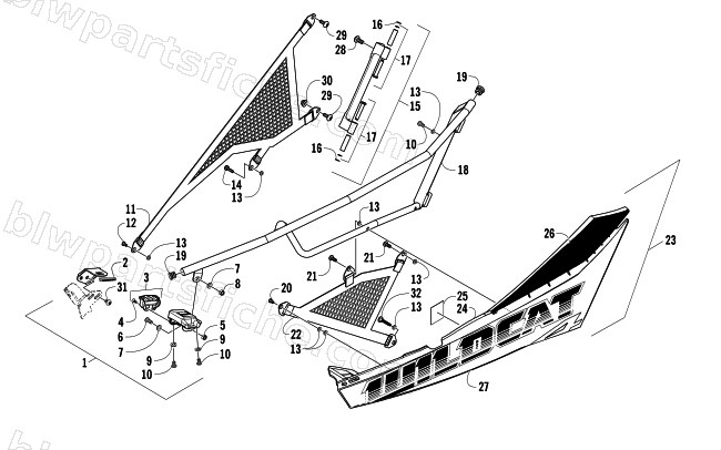FRONT DOOR ASSEMBLY diagram