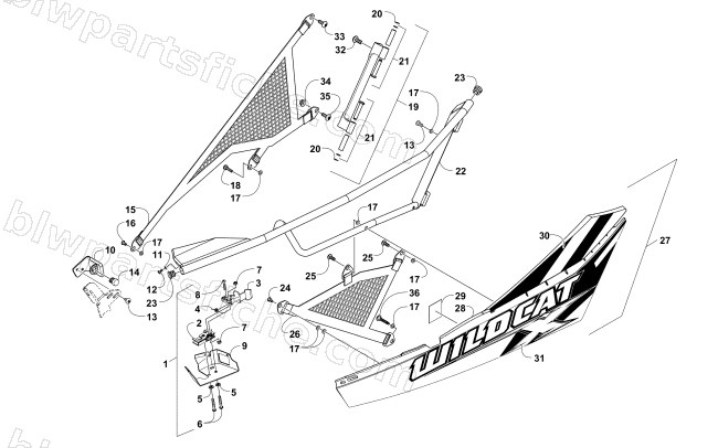 FRONT DOOR ASSEMBLY diagram