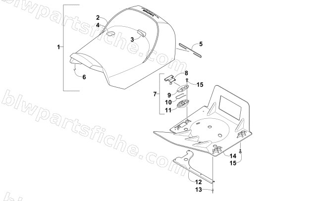 FRONT SEAT ASSEMBLY diagram