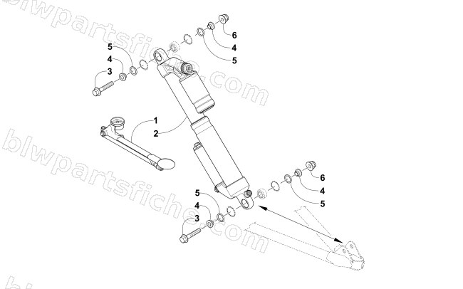 FRONT SHOCK ABSORBER ASSEMBLY diagram