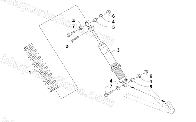 FRONT SHOCK ABSORBER ASSEMBLY diagram