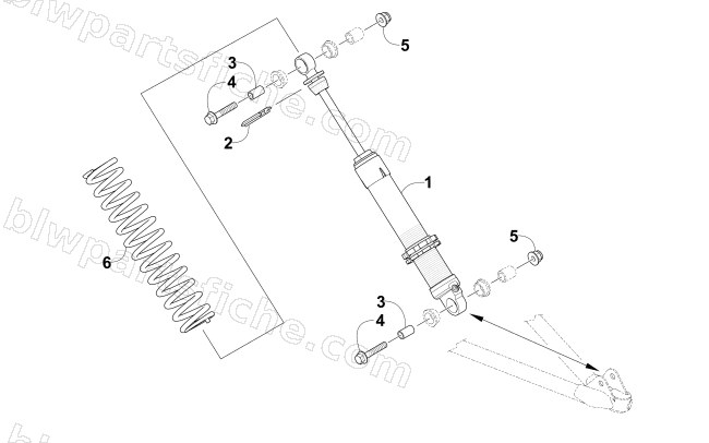 FRONT SHOCK ABSORBER ASSEMBLY diagram