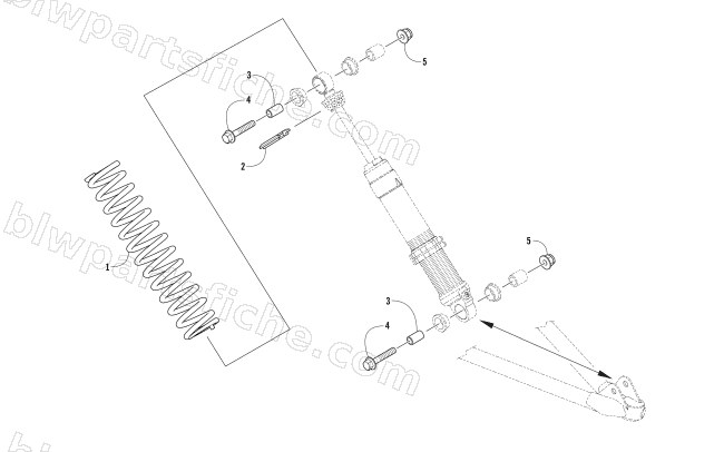 FRONT SHOCK ABSORBER ASSEMBLY diagram