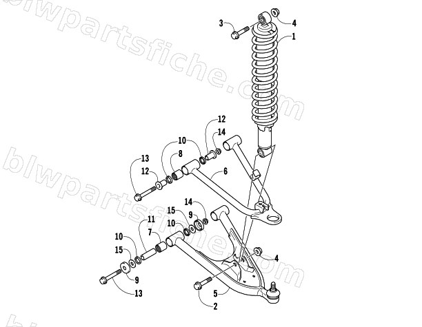 FRONT SUSPENSION ASSEMBLY diagram