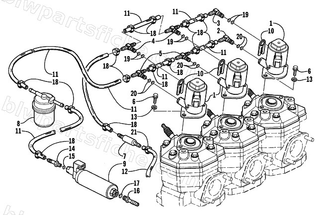 FUEL INJECTOR ASSEMBLY diagram