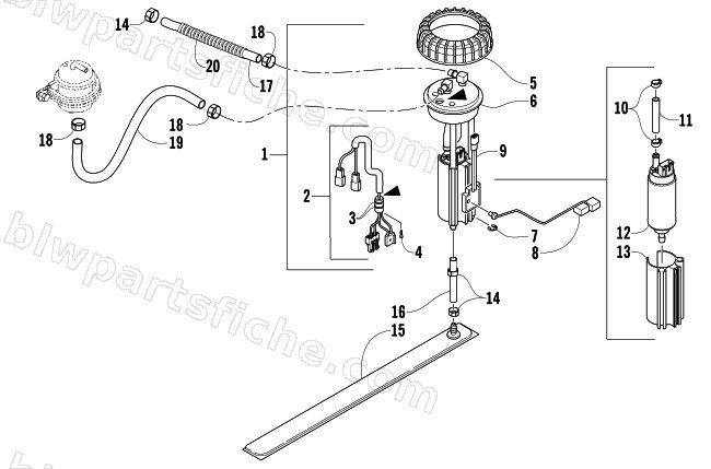 FUEL PUMP ASSEMBLY diagram