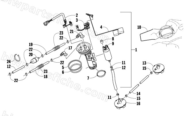 FUEL PUMP ASSEMBLY diagram