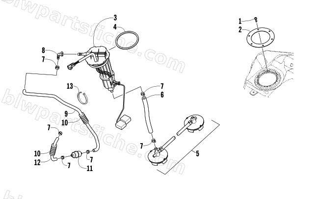 FUEL PUMP ASSEMBLY diagram