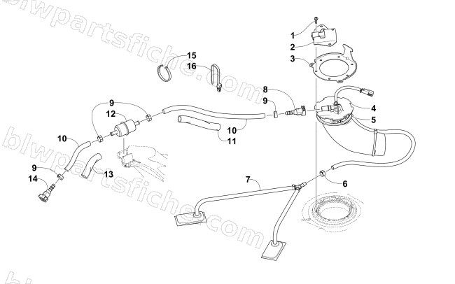 FUEL PUMP ASSEMBLY diagram