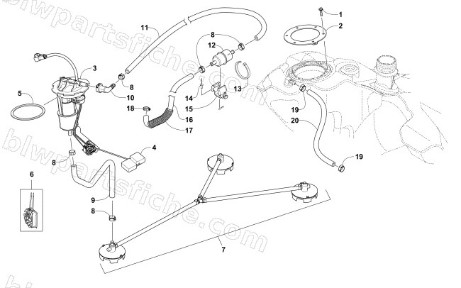 FUEL PUMP ASSEMBLY diagram